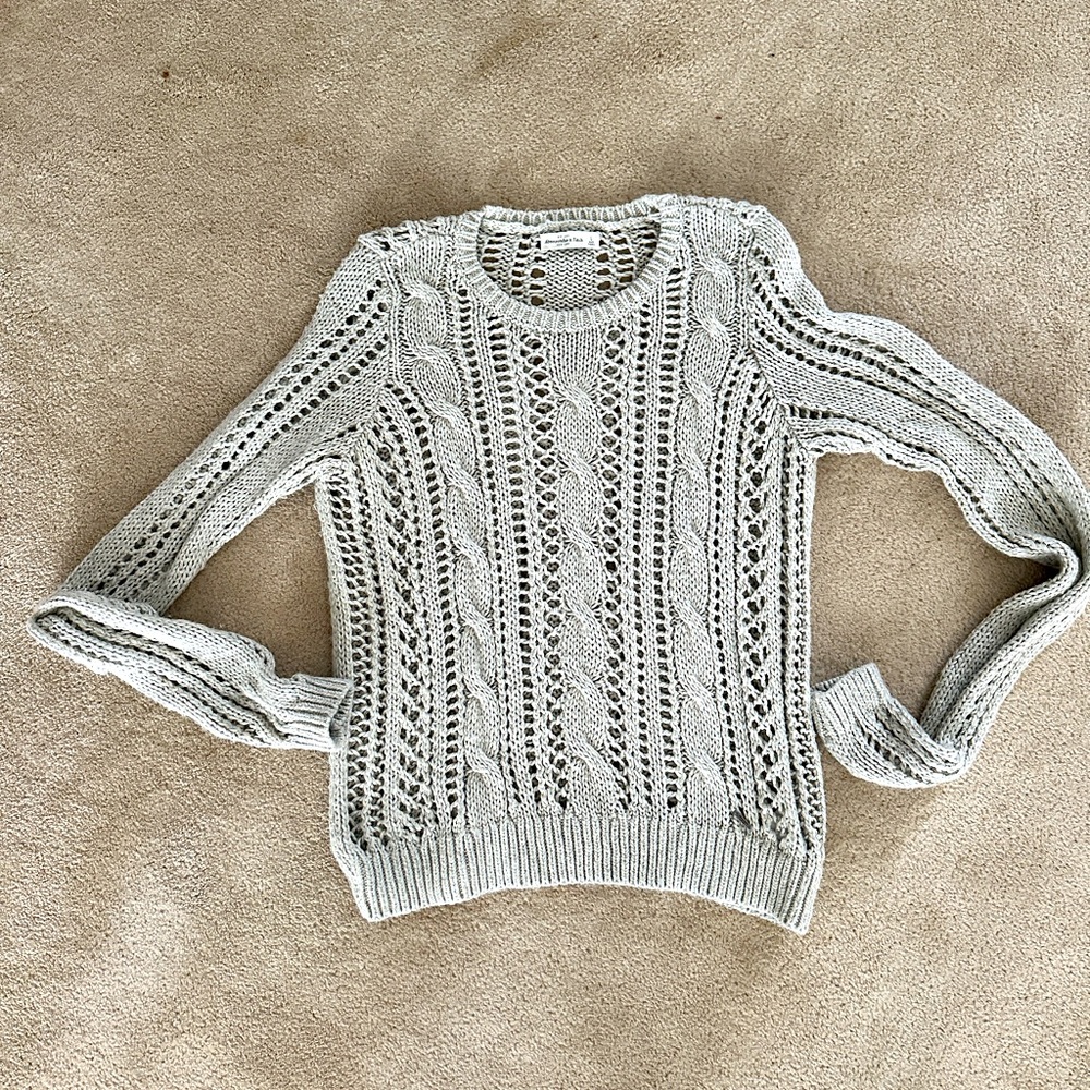 Abercrombie & Fitch holey sweater